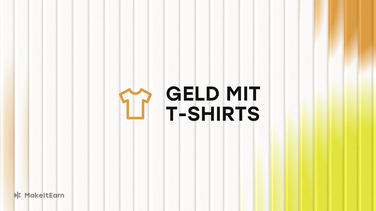 Geld verdienen mit T-Shirt-Designs