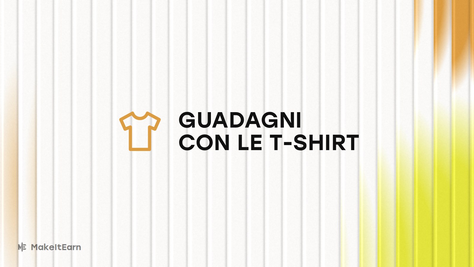 Guadagnare con i design di magliette